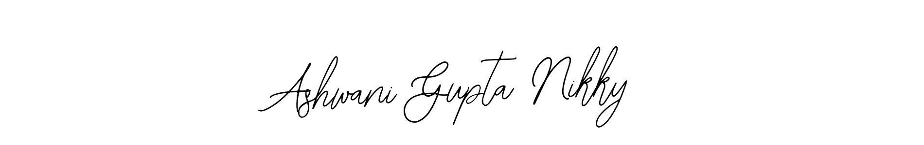 How to make Ashwani Gupta Nikky signature? Bearetta-2O07w is a professional autograph style. Create handwritten signature for Ashwani Gupta Nikky name. Ashwani Gupta Nikky signature style 12 images and pictures png