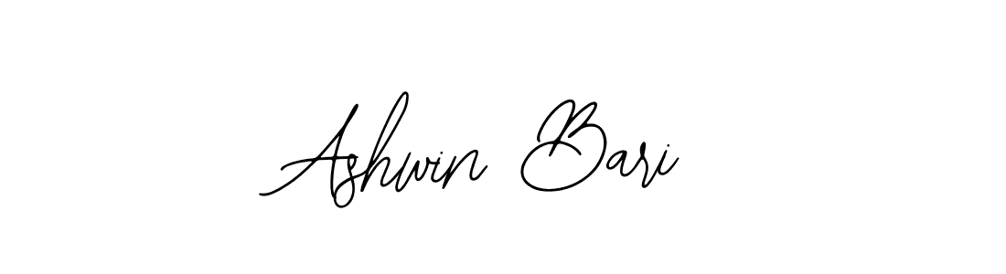 Design your own signature with our free online signature maker. With this signature software, you can create a handwritten (Bearetta-2O07w) signature for name Ashwin Bari. Ashwin Bari signature style 12 images and pictures png