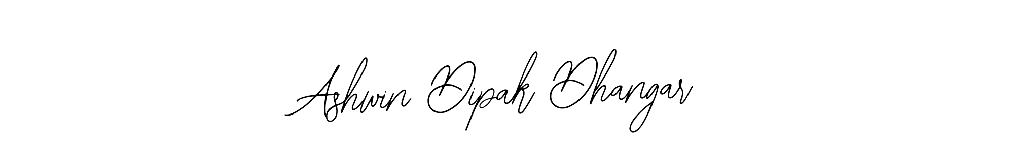 Use a signature maker to create a handwritten signature online. With this signature software, you can design (Bearetta-2O07w) your own signature for name Ashwin Dipak Dhangar. Ashwin Dipak Dhangar signature style 12 images and pictures png