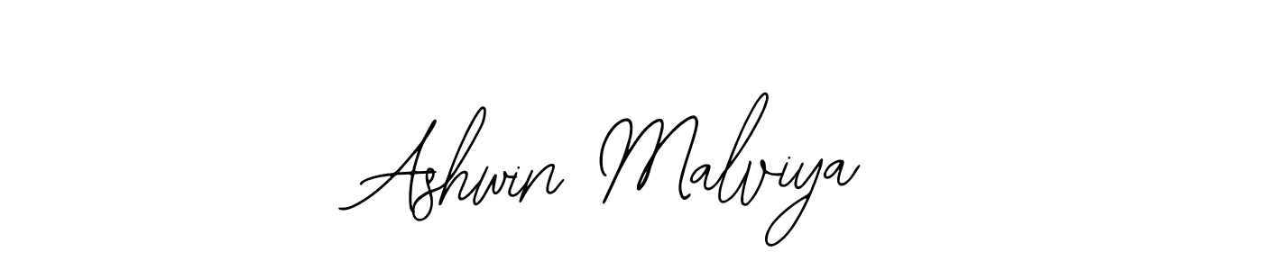 How to make Ashwin Malviya name signature. Use Bearetta-2O07w style for creating short signs online. This is the latest handwritten sign. Ashwin Malviya signature style 12 images and pictures png