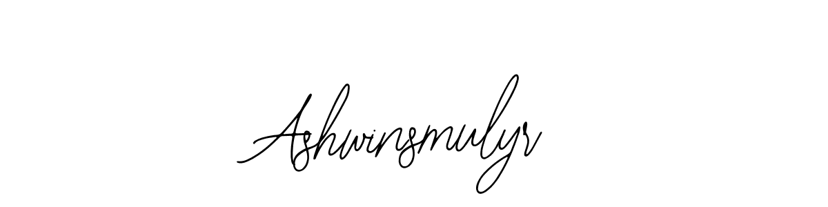 Design your own signature with our free online signature maker. With this signature software, you can create a handwritten (Bearetta-2O07w) signature for name Ashwinsmulyr. Ashwinsmulyr signature style 12 images and pictures png