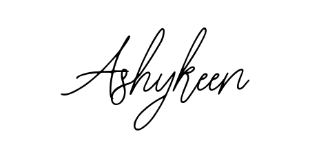 A modern signature idea for name Ashykeen using Bearetta-2O07w font. Clean strokes and elegant curves make it stand out instantly. Ashykeen signature style 12 images and pictures png