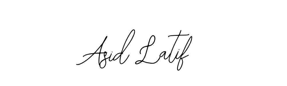 How to make Asid Latif signature? Bearetta-2O07w is a professional autograph style. Create handwritten signature for Asid Latif name. Asid Latif signature style 12 images and pictures png