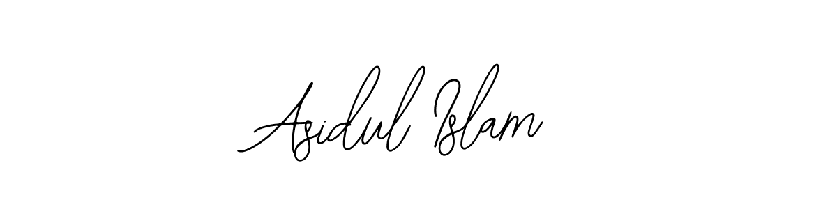 Design your own signature with our free online signature maker. With this signature software, you can create a handwritten (Bearetta-2O07w) signature for name Asidul Islam. Asidul Islam signature style 12 images and pictures png