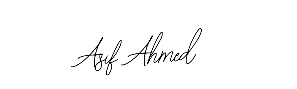You should practise on your own different ways (Bearetta-2O07w) to write your name (Asif Ahmed) in signature. don't let someone else do it for you. Asif Ahmed signature style 12 images and pictures png