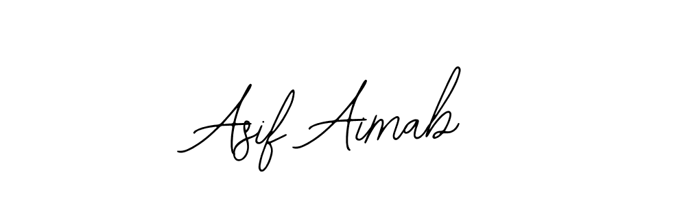 Bearetta-2O07w is a professional signature style that is perfect for those who want to add a touch of class to their signature. It is also a great choice for those who want to make their signature more unique. Get Asif Aimab name to fancy signature for free. Asif Aimab signature style 12 images and pictures png