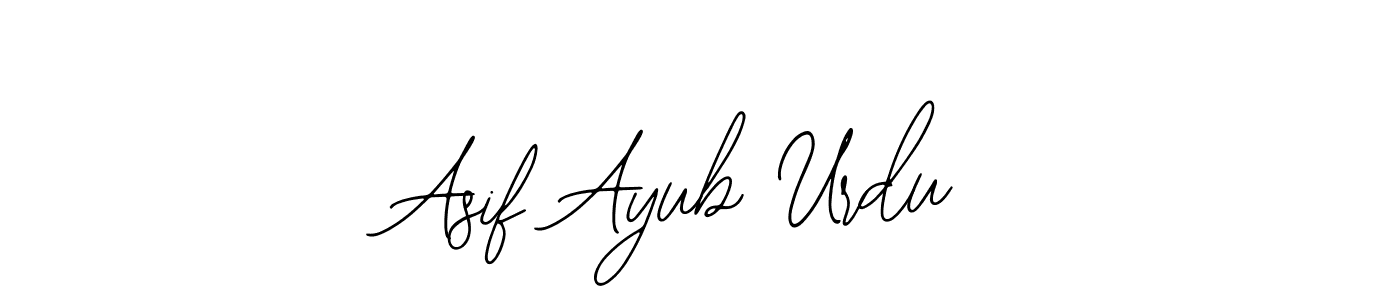 Make a beautiful signature design for name Asif Ayub Urdu. Use this online signature maker to create a handwritten signature for free. Asif Ayub Urdu signature style 12 images and pictures png