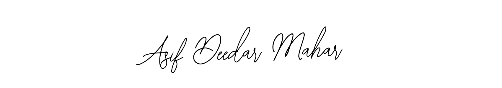 Also You can easily find your signature by using the search form. We will create Asif Deedar Mahar name handwritten signature images for you free of cost using Bearetta-2O07w sign style. Asif Deedar Mahar signature style 12 images and pictures png