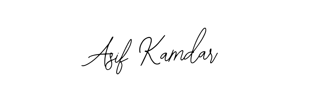 How to make Asif Kamdar name signature. Use Bearetta-2O07w style for creating short signs online. This is the latest handwritten sign. Asif Kamdar signature style 12 images and pictures png