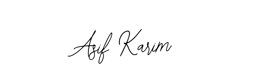 How to make Asif Karim name signature. Use Bearetta-2O07w style for creating short signs online. This is the latest handwritten sign. Asif Karim signature style 12 images and pictures png