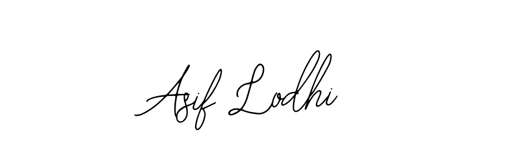 How to make Asif Lodhi name signature. Use Bearetta-2O07w style for creating short signs online. This is the latest handwritten sign. Asif Lodhi signature style 12 images and pictures png