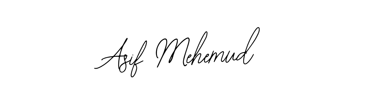 How to make Asif Mehemud name signature. Use Bearetta-2O07w style for creating short signs online. This is the latest handwritten sign. Asif Mehemud signature style 12 images and pictures png