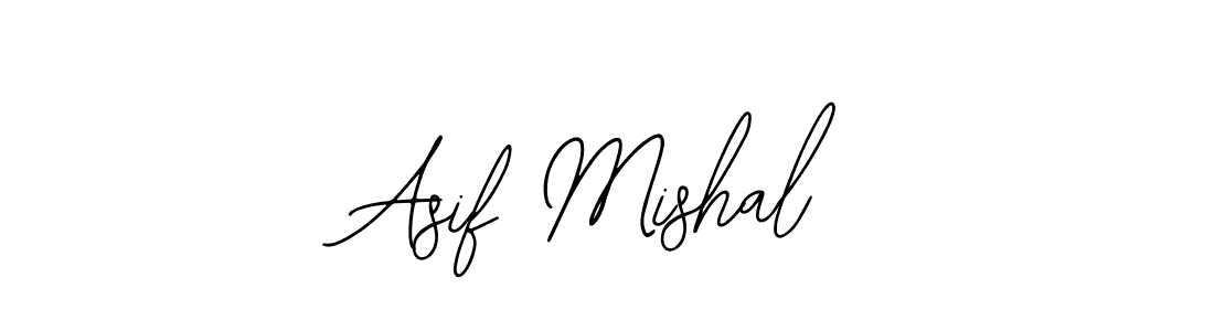 if you are searching for the best signature style for your name Asif Mishal. so please give up your signature search. here we have designed multiple signature styles  using Bearetta-2O07w. Asif Mishal signature style 12 images and pictures png