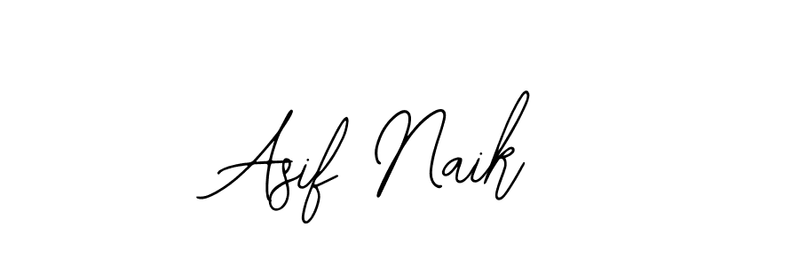 How to make Asif Naik name signature. Use Bearetta-2O07w style for creating short signs online. This is the latest handwritten sign. Asif Naik signature style 12 images and pictures png