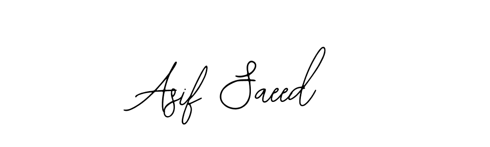 Asif Saeed stylish signature style. Best Handwritten Sign (Bearetta-2O07w) for my name. Handwritten Signature Collection Ideas for my name Asif Saeed. Asif Saeed signature style 12 images and pictures png