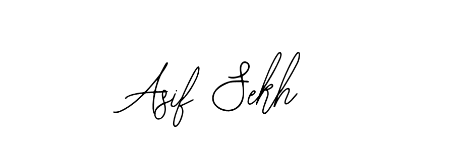 Make a beautiful signature design for name Asif Sekh. With this signature (Bearetta-2O07w) style, you can create a handwritten signature for free. Asif Sekh signature style 12 images and pictures png