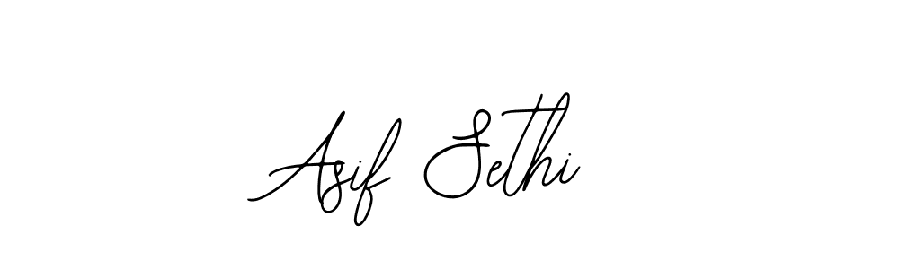 The best way (Bearetta-2O07w) to make a short signature is to pick only two or three words in your name. The name Asif Sethi include a total of six letters. For converting this name. Asif Sethi signature style 12 images and pictures png