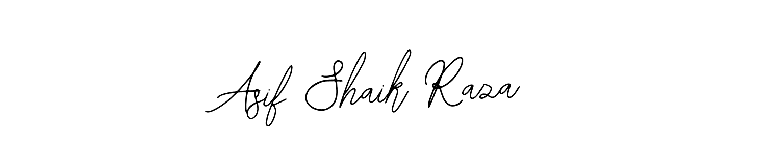 How to make Asif Shaik Raza name signature. Use Bearetta-2O07w style for creating short signs online. This is the latest handwritten sign. Asif Shaik Raza signature style 12 images and pictures png