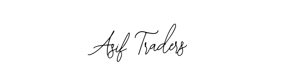 Use a signature maker to create a handwritten signature online. With this signature software, you can design (Bearetta-2O07w) your own signature for name Asif Traders. Asif Traders signature style 12 images and pictures png