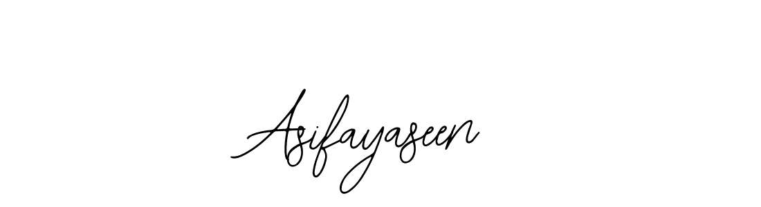 How to make Asifayaseen signature? Bearetta-2O07w is a professional autograph style. Create handwritten signature for Asifayaseen name. Asifayaseen signature style 12 images and pictures png