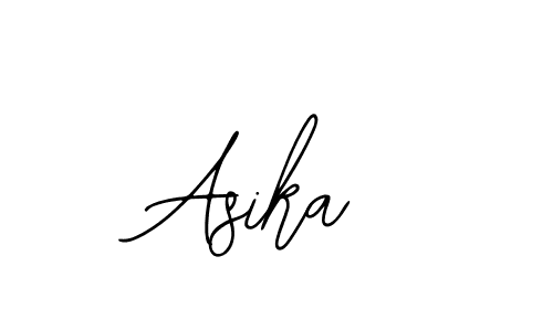 You should practise on your own different ways (Bearetta-2O07w) to write your name (Asika) in signature. don't let someone else do it for you. Asika signature style 12 images and pictures png