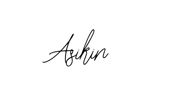 Use a signature maker to create a handwritten signature online. With this signature software, you can design (Bearetta-2O07w) your own signature for name Asikin. Asikin signature style 12 images and pictures png