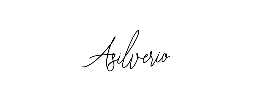 How to make Asilverio name signature. Use Bearetta-2O07w style for creating short signs online. This is the latest handwritten sign. Asilverio signature style 12 images and pictures png