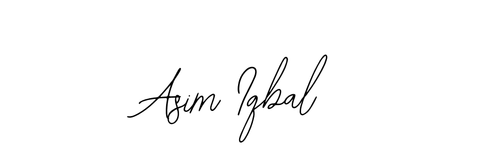Design your own signature with our free online signature maker. With this signature software, you can create a handwritten (Bearetta-2O07w) signature for name Asim Iqbal. Asim Iqbal signature style 12 images and pictures png