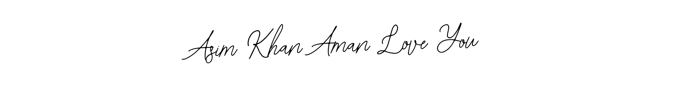 How to Draw Asim Khan Aman Love You signature style? Bearetta-2O07w is a latest design signature styles for name Asim Khan Aman Love You. Asim Khan Aman Love You signature style 12 images and pictures png