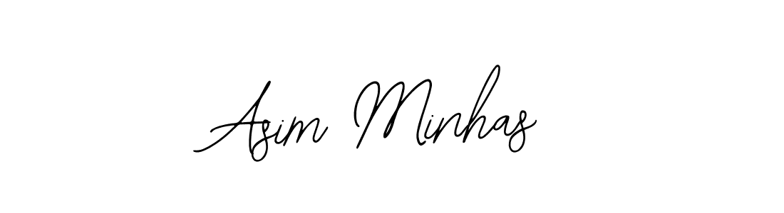 Make a beautiful signature design for name Asim Minhas. With this signature (Bearetta-2O07w) style, you can create a handwritten signature for free. Asim Minhas signature style 12 images and pictures png