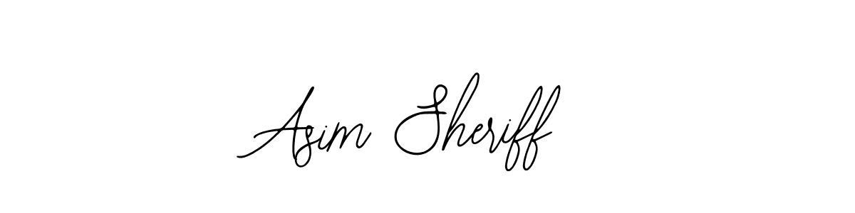 Asim Sheriff stylish signature style. Best Handwritten Sign (Bearetta-2O07w) for my name. Handwritten Signature Collection Ideas for my name Asim Sheriff. Asim Sheriff signature style 12 images and pictures png