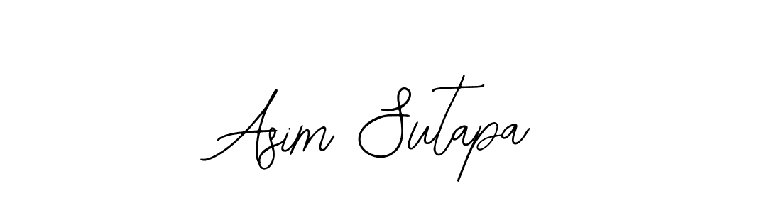 How to Draw Asim Sutapa signature style? Bearetta-2O07w is a latest design signature styles for name Asim Sutapa. Asim Sutapa signature style 12 images and pictures png