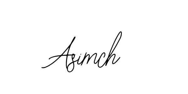 Use a signature maker to create a handwritten signature online. With this signature software, you can design (Bearetta-2O07w) your own signature for name Asimch. Asimch signature style 12 images and pictures png