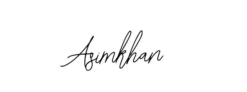 Also we have Asimkhan name is the best signature style. Create professional handwritten signature collection using Bearetta-2O07w autograph style. Asimkhan signature style 12 images and pictures png