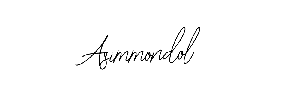 It looks lik you need a new signature style for name Asimmondol. Design unique handwritten (Bearetta-2O07w) signature with our free signature maker in just a few clicks. Asimmondol signature style 12 images and pictures png