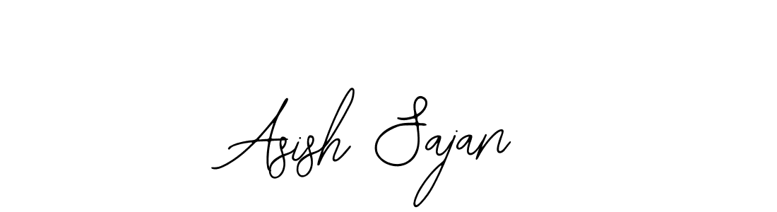 Use a signature maker to create a handwritten signature online. With this signature software, you can design (Bearetta-2O07w) your own signature for name Asish Sajan. Asish Sajan signature style 12 images and pictures png