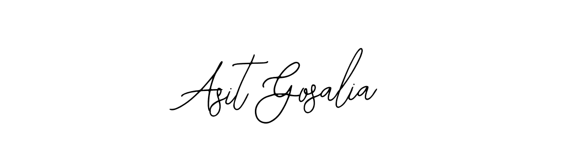 The best way (Bearetta-2O07w) to make a short signature is to pick only two or three words in your name. The name Asit Gosalia include a total of six letters. For converting this name. Asit Gosalia signature style 12 images and pictures png