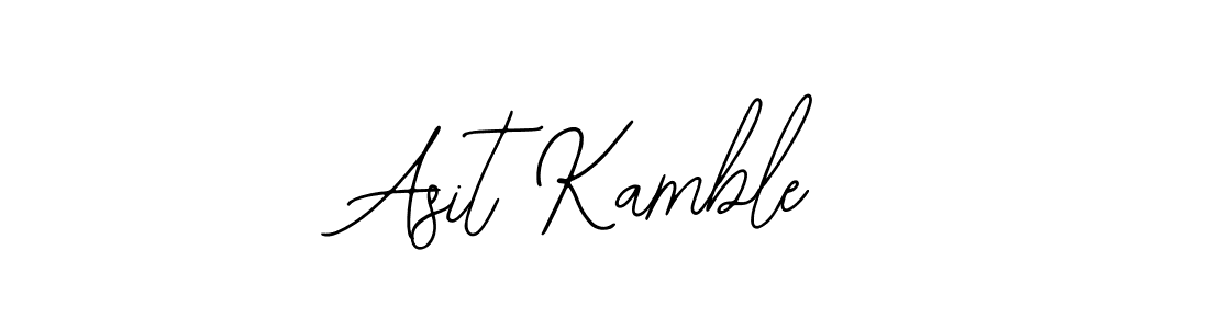 Design your own signature with our free online signature maker. With this signature software, you can create a handwritten (Bearetta-2O07w) signature for name Asit Kamble. Asit Kamble signature style 12 images and pictures png