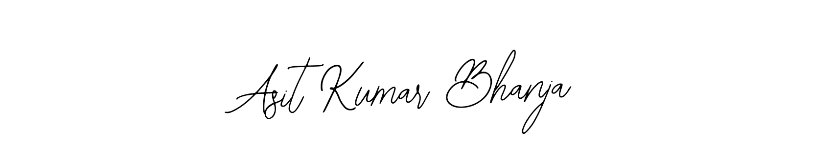 How to make Asit Kumar Bhanja name signature. Use Bearetta-2O07w style for creating short signs online. This is the latest handwritten sign. Asit Kumar Bhanja signature style 12 images and pictures png