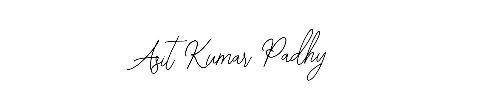 How to make Asit Kumar Padhy name signature. Use Bearetta-2O07w style for creating short signs online. This is the latest handwritten sign. Asit Kumar Padhy signature style 12 images and pictures png