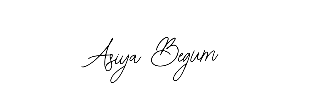 The best way (Bearetta-2O07w) to make a short signature is to pick only two or three words in your name. The name Asiya Begum include a total of six letters. For converting this name. Asiya Begum signature style 12 images and pictures png