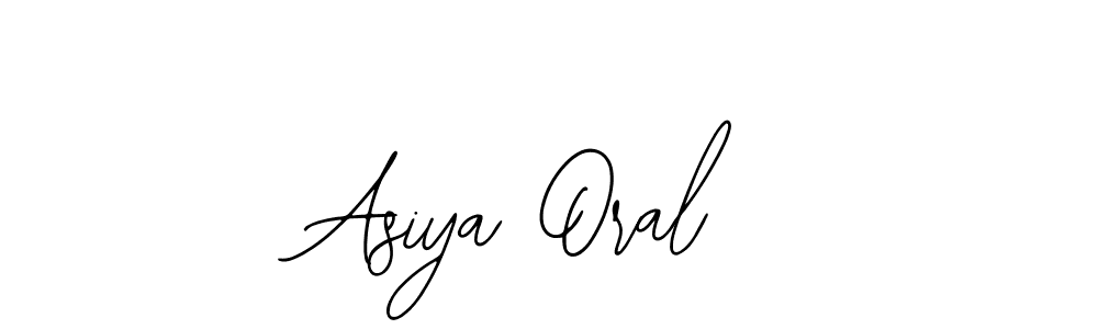 Design your own signature with our free online signature maker. With this signature software, you can create a handwritten (Bearetta-2O07w) signature for name Asiya Oral. Asiya Oral signature style 12 images and pictures png