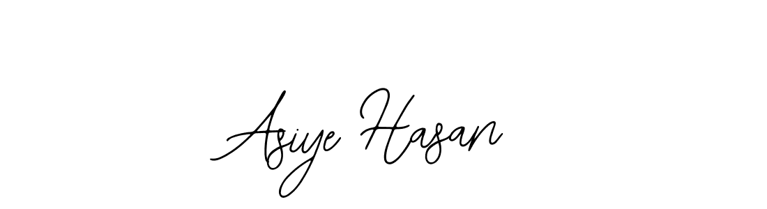 Design your own signature with our free online signature maker. With this signature software, you can create a handwritten (Bearetta-2O07w) signature for name Asiye Hasan. Asiye Hasan signature style 12 images and pictures png