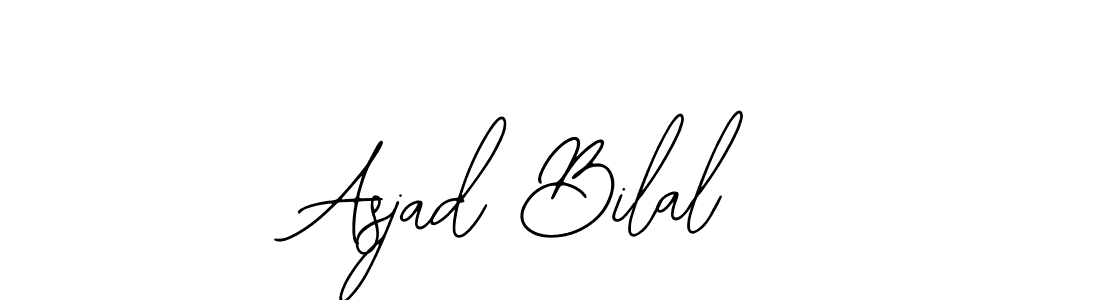 Design your own signature with our free online signature maker. With this signature software, you can create a handwritten (Bearetta-2O07w) signature for name Asjad Bilal. Asjad Bilal signature style 12 images and pictures png