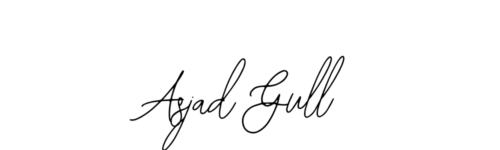 How to make Asjad Gull signature? Bearetta-2O07w is a professional autograph style. Create handwritten signature for Asjad Gull name. Asjad Gull signature style 12 images and pictures png