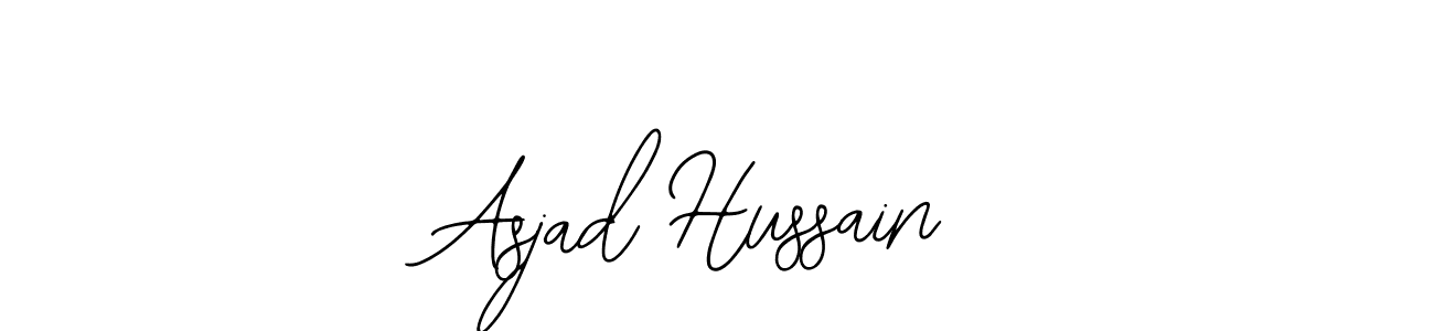 if you are searching for the best signature style for your name Asjad Hussain. so please give up your signature search. here we have designed multiple signature styles  using Bearetta-2O07w. Asjad Hussain signature style 12 images and pictures png