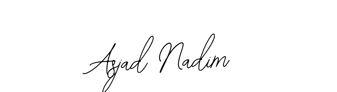 How to make Asjad Nadim signature? Bearetta-2O07w is a professional autograph style. Create handwritten signature for Asjad Nadim name. Asjad Nadim signature style 12 images and pictures png