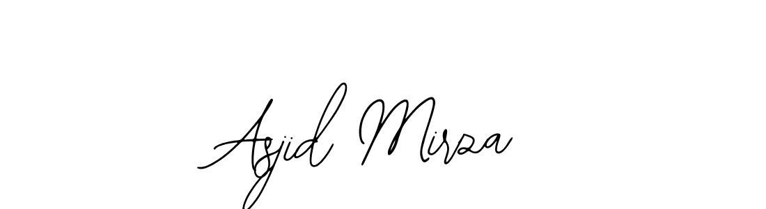 Create a beautiful signature design for name Asjid Mirza. With this signature (Bearetta-2O07w) fonts, you can make a handwritten signature for free. Asjid Mirza signature style 12 images and pictures png