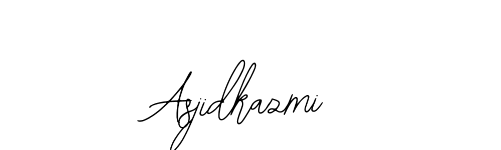 You should practise on your own different ways (Bearetta-2O07w) to write your name (Asjidkazmi) in signature. don't let someone else do it for you. Asjidkazmi signature style 12 images and pictures png