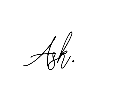 Also we have Ask. name is the best signature style. Create professional handwritten signature collection using Bearetta-2O07w autograph style. Ask. signature style 12 images and pictures png